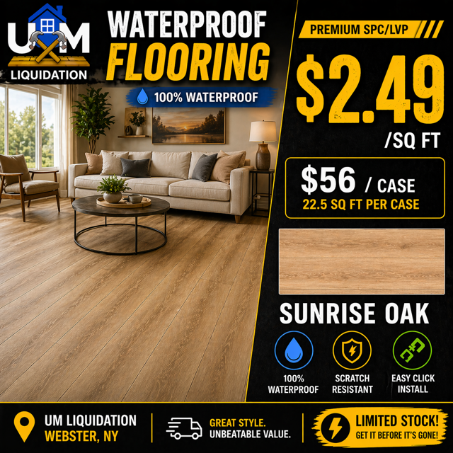 Next Floor Expanse Waterproof LVP Flooring – $2.49/Sq Ft 20mil SPC
