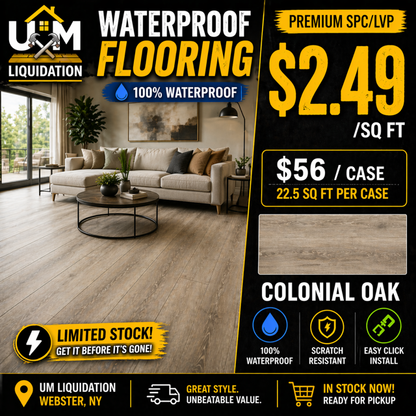 Next Floor Expanse Waterproof LVP Flooring – $2.49/Sq Ft 20mil SPC