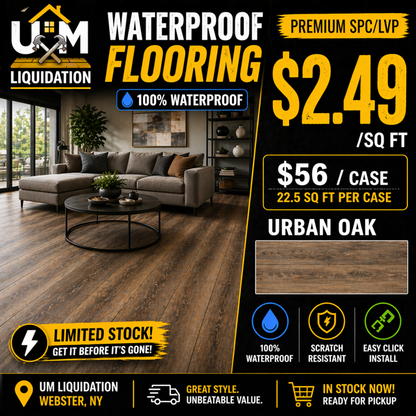 Next Floor Expanse Waterproof LVP Flooring – $2.49/Sq Ft 20mil SPC